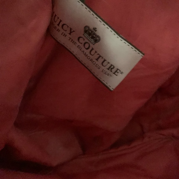 Vintage Juicy Couture Canvas + Leather Backpack Tote Bag - Picture 15 of 16